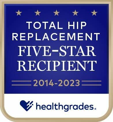 Five Star Recipient for Total Hip Replacement 2014 2023
