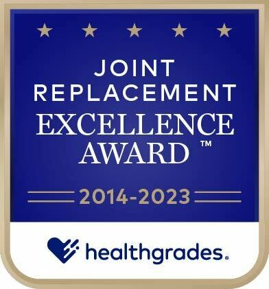 Joint Replacement Excellence Award 2014 2023